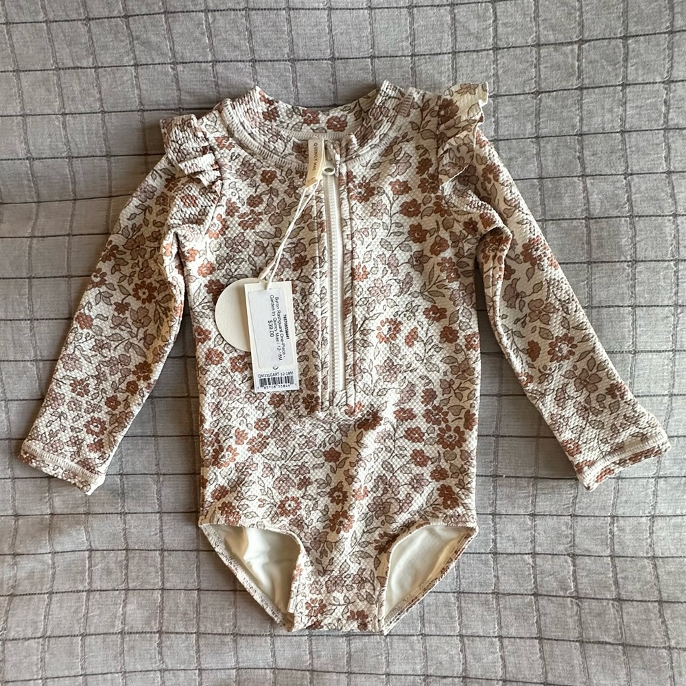 Quincy Mae | one-piece swimsuit (12-18months) NWT